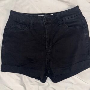 Hollister Black Jean Shorts Classic Style